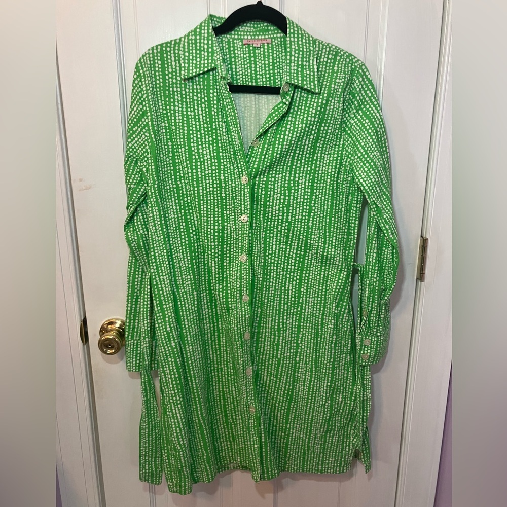 Kayce Hughes Button-Up Dress - Size 8